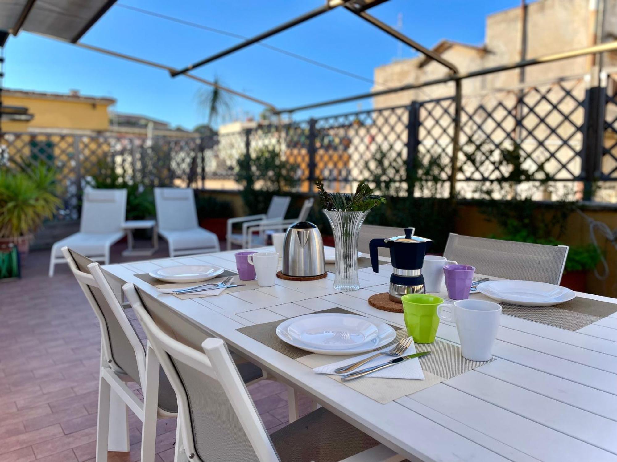 Elegant, With Private Terrace Next To The Vatican Rome Exterior photo